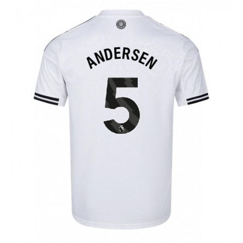 Fulham Joachim Andersen #5 Replika Hemmatröja 2025-26 Kortärmad